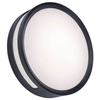 Sufitowa LAMPA plafon ROLA 6382201012 Lutec okrągła OPRAWA metalowy kinkiet LED 13W 3000K zewnętrzny IP54 czarny