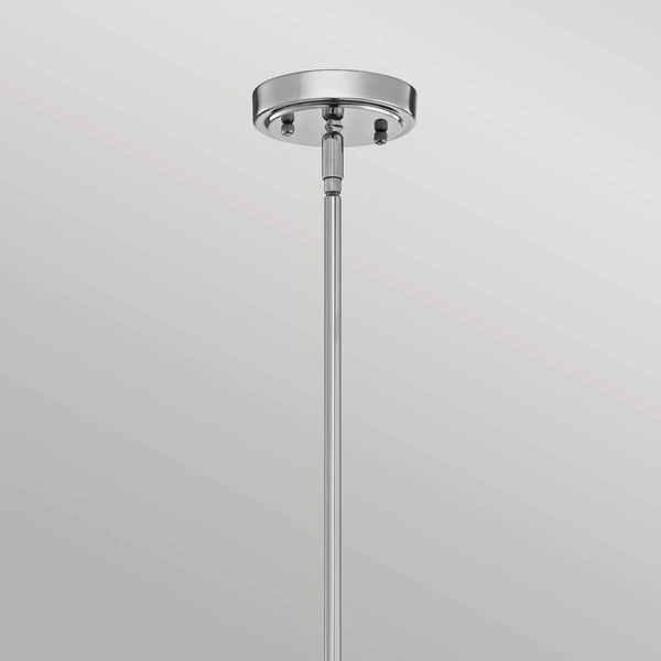 Lampa wisząca Everly KL-EVERLY-P-M-CH szklana chrom przezroczysty