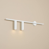 Lampa ścienna minimalistyczna Trevo 1104D Aldex listwa biała
