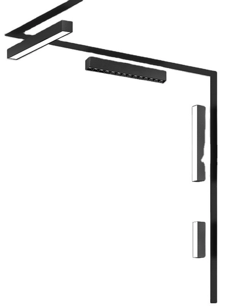 Oprawa szynowa Magneto Abigali LWQ-M07S LED 24W ściemnialna czarna