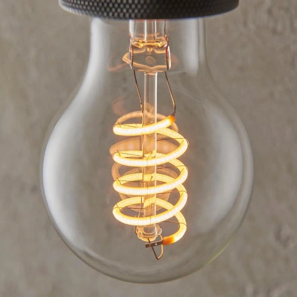 Żarówka bańka filament Spiral 107773 LED 4W 2200K przezroczysta