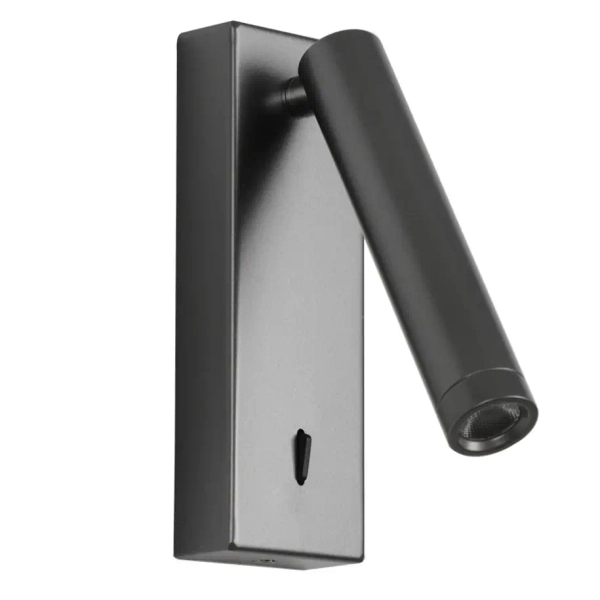 Regulowany kinkiet ścienny Cali WL-21017-GR LED 2,5W 3000K podłużny szary