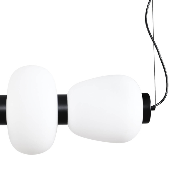 Lampa wisząca BRILLA ST-CP241210-6L BLACK WHITE LED 69W 3000K czarny biały
