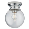Kulista lampa sufitowa Cheswick 96138 IP44 chrom przezroczysty
