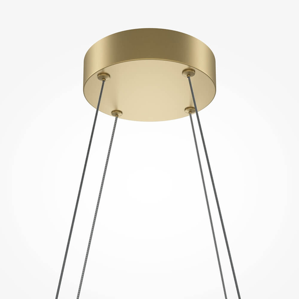 Salonowa lampa wisząca Halo MOD244PL-L50BSK Maytoni LED 40W 4000K mosiądz