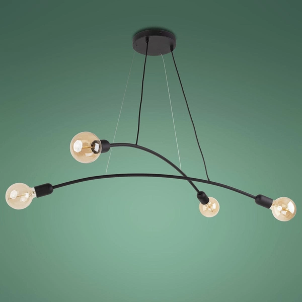 Pokojowa lampa wisząca kule Helix 2724 TK Lighting metalowa czarna