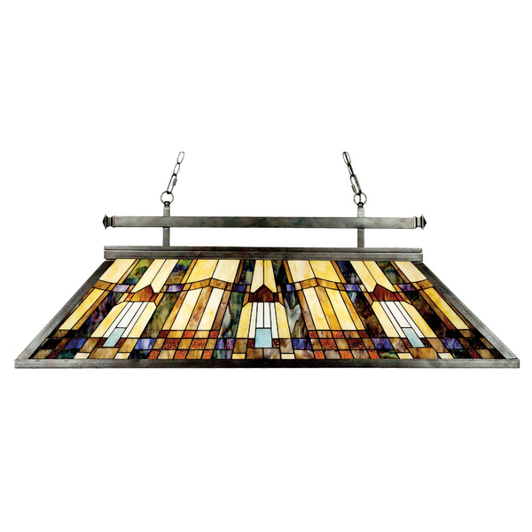 Żyrandol w stylu tiffany Inglenook QZ-INGLENOOK-ISLE Quoizel multikolor