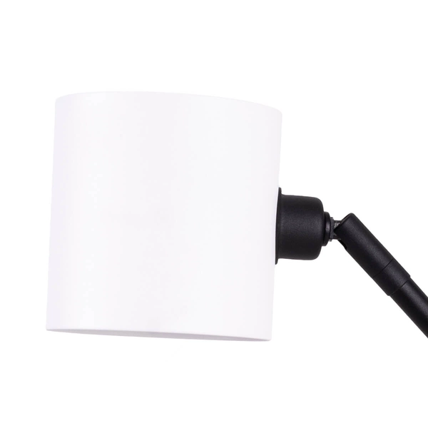 Biurkowa lampka do czytania Laxer T0052 Maxlight regulowana biała czarna