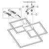 Plafon do kuchni Hydra 676210442 lampa LED 38W 3000K antracytowa