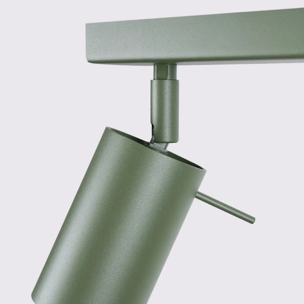 Sufitowa lampa na listwie RING SL.1504 tubki regulowane oliwkowe