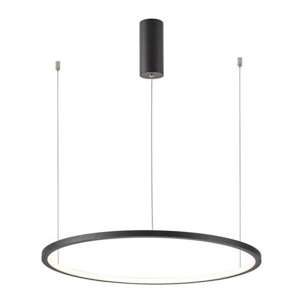 Lampa zwisająca Vinola PND-56135B-060RPP-BK-3KS4K-TRDIMM Italux LED 38W 3000-4000K czarna