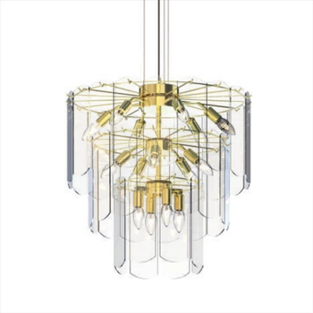 złoty || przezroczysty