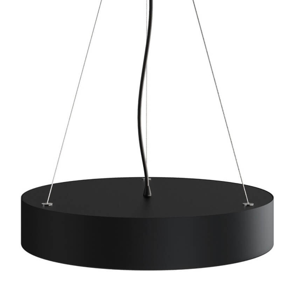 Wisząca lampa okrągła Cleo 137623690241 Team jadalniana nad stół czarna