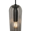 Szklana lampa wisząca Miella 2412523047 do jadalni przydymiony