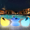 Owalny fotel tarasowy Comfy ES-SF001 Step LED 5W RGBW IP65 biały
