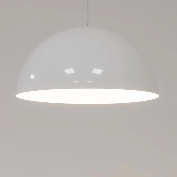 Wisząca lampa do jadalni Hemisphere Super 10696 Nowodvorski kopuła biała
