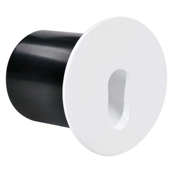 Wpust LAMPA ścienna RAFI LED 3W 4000K 03117 Ideus schodowa OPRAWA okrągła do zabudowy IP44 biała