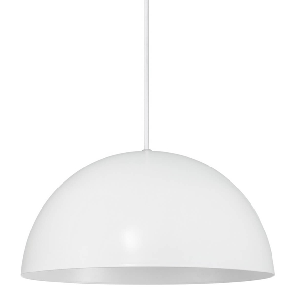 Kopułowa lampa wisząca nad stół Ellen 48563001 do jadalni biały