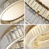 Kryształowa lampa sufitowa Glamour Eye ABIGALI-GLAMOUR-50CM LED 30W złota