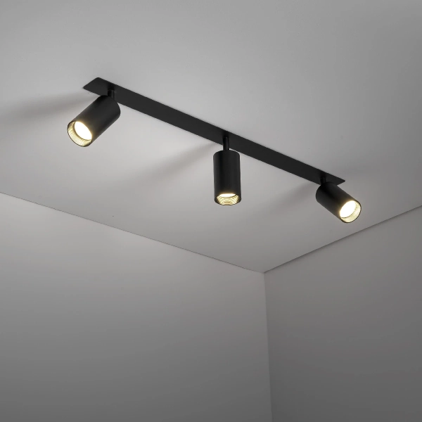 Loftowa lampa sufitowa Amis 10808 tubki na belce złoty czarny