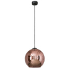 Lampa wisząca miedziana Polaris 9058 loftowy zwis szklany do holu