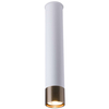 Metalowa lampa sufitowa EIDO 0353 okrągła tuba downlight patyna biały