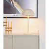 Stojąca lampka nocna Ellen 48555009 grzybek beżowy