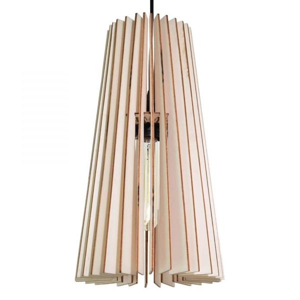 Wisząca lampa loftowa 137623620231 nad łóżko drewno