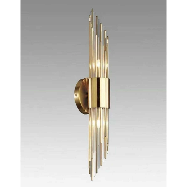 Kinkiet ścienny Rappa CGRAPPA-50 kryształowy góra-dół do sypialni złoty