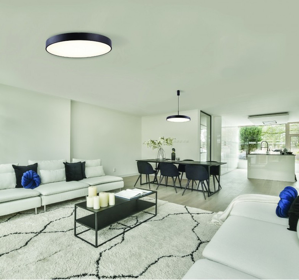Sufitowa lampa Marcello AZ5082 LED 60W 3000-6500K okrągła czarna