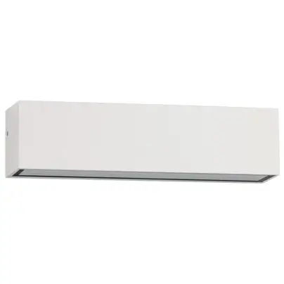Matowy ścienny kinkiet RAVEZCO LE75200 LED 8W 3000K IP65 biała