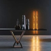 Podłużny kinkiet MARBLE MWLS-6611-606R czarny dekor marmuru LED 3000K