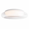 Okrągła lampa sufitowa Duo C0233 LED 10W 3000K round szklana biała