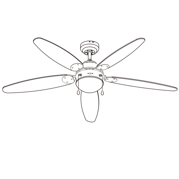 LAMPOWENTYLATOR sufitowy AZURA 0308 Globo drewniana OPRAWA plafon WIATRAK z regulacją obrotów chrom nikiel brązowy