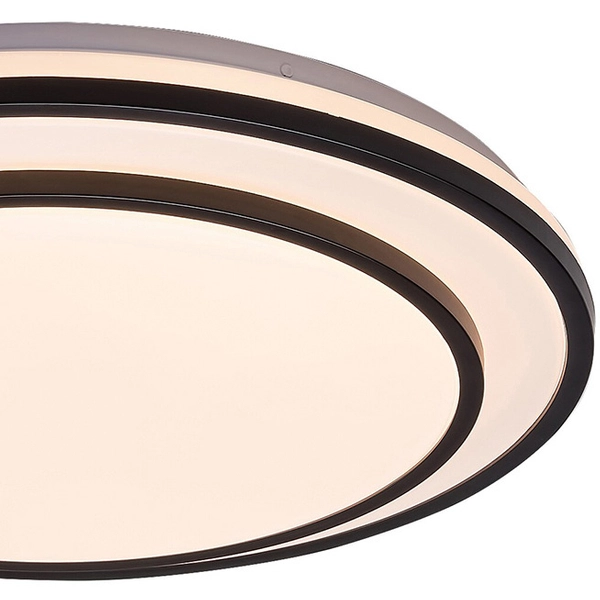 Ledowy plafon nowoczesny Lupita LED 40W 3000-6500K czarny biały