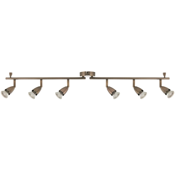 Lampa sufitowa Amalfi 61001 Saxby regulacja kąta światła mosiądz