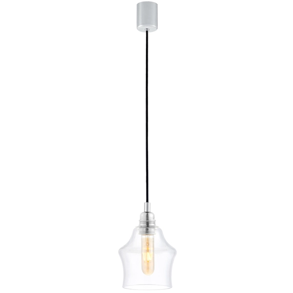 LAMPA wisząca LONGIS II 10134109 Kaspa kulista OPRAWA szklany ZWIS loftowy przezroczysty