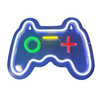 Ledowa lampa na komodę Neon FM-WN67 Zumaline gamepad niebieska