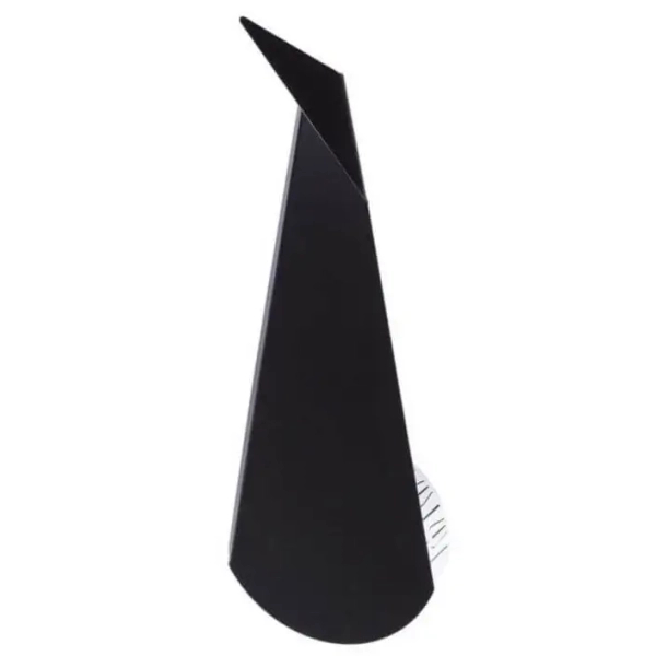 Ścienna lampa ORIGAMI PAWN-B metalowa paw LED 3W 3000K kinkiet czarny