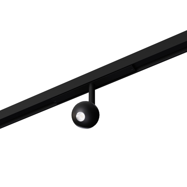 Magnetyczna lampa sufitowa NOXE MYL.00522 LED 7W 3000K kula czarny