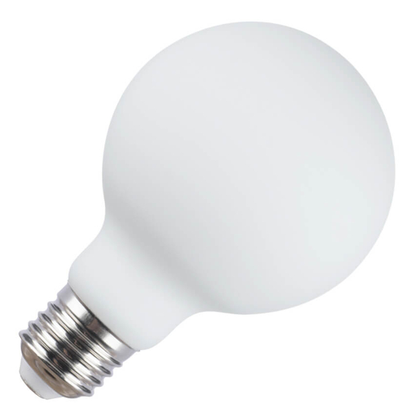 Kulista żarówka 5214-G80-DIM-MILKY E27 LED 9W 4000K ściemnialna