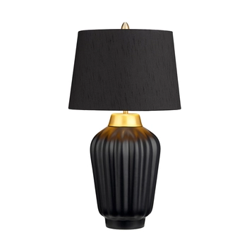 Lampka salonowa stojąca QN-BEXLEY-TL-BKBB mosiądz czarna