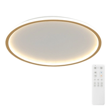 Sufitowa lampa MD1803-R50-Y-G Abigali plafon LED 36W 3000-5000K złoty