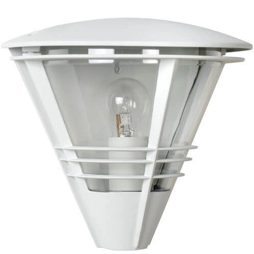 Zewnętrzny kinkiet LIVIA 11812/01/31 Lucide na elewację metalowy IP44 biały