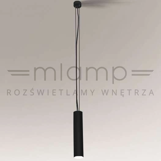 LAMPA wisząca NODA 5542 Shilo sopel OPRAWA metalowa ZWIS tuba czarna