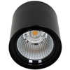 Downlight LAMPA sufitowa LUNA WG-706R/BK-WW/70 Italux metalowa OPRAWA spot LED 40W 3000K tuba czarna