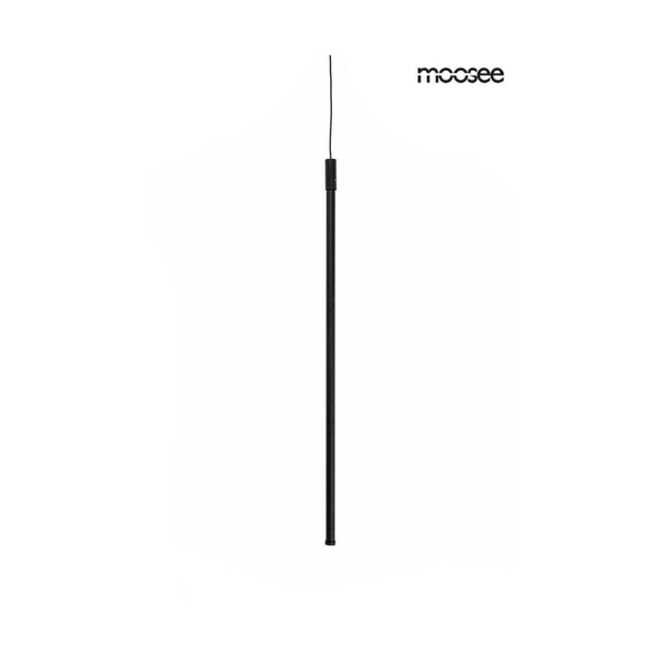 Minimalistyczna lampa wisząca Ombre tuba LED 8,5W czarna
