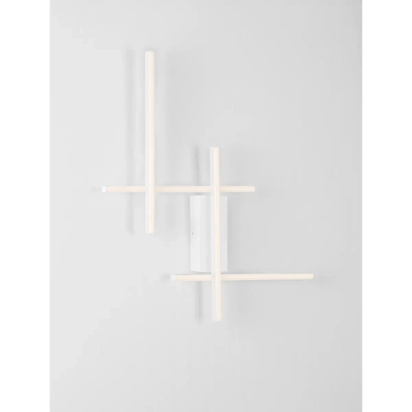 Lampa ścienna do salonu BILORTA LE45469 LED 34W 3200K biała