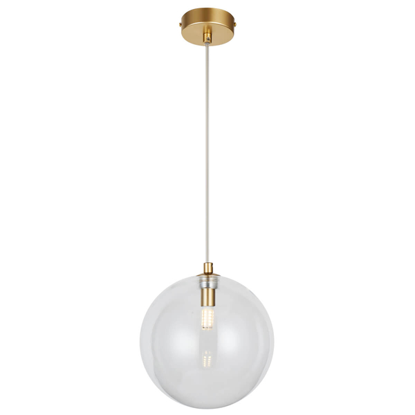 Wisząca lampa szklana kula BUBBLES AZ5954+AZ5958 przezroczysty złoty