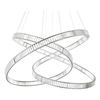 Ledowa wisząca lampa Wave MSE1501100197 Moosee 120W 3000K do jadalni chrom